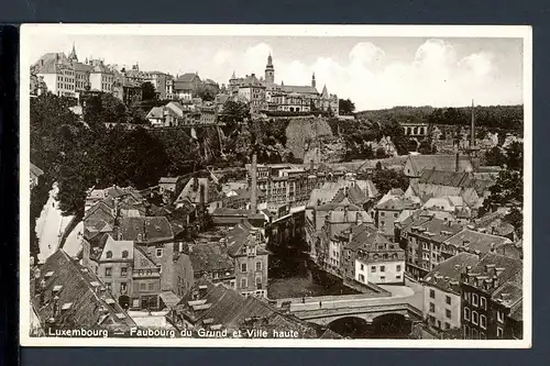 AK Luxemburg-Stadt Blick auf Grund- und Oberstadt 1931 #HE604