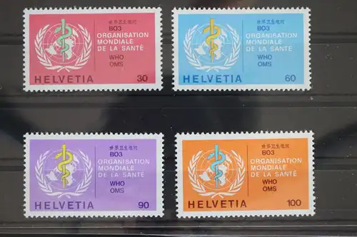 Schweiz Weltgesundheitsorganisation (OMS/WHO) 36-39 postfrisch #WZ974