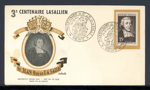 Frankreich 900 La Salle Ersttagesbrief/FDC #1B580