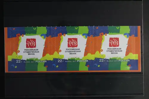 Russland 2437 postfrisch Dreierstreifen selbstklebend #WY290