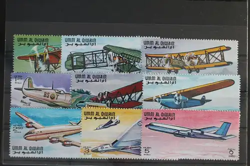 Vereinigte Arabische Emirate 305A-313A postfrisch Flugzeuge Luftfahrt #WX417