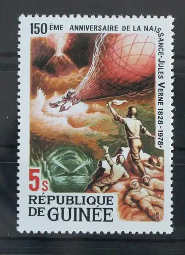 Guinea 845A postfrisch Luftfahrt Jules Verne #WX427