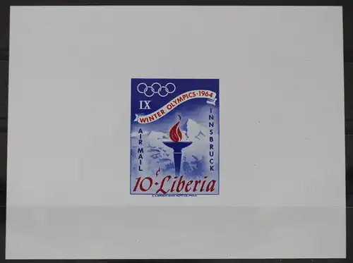 Liberia Block 28 B postfrisch #WZ341