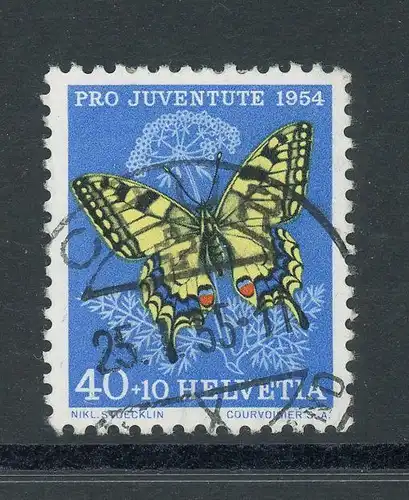 Schweiz 606 gestempelt Schmetterlinge #HB221