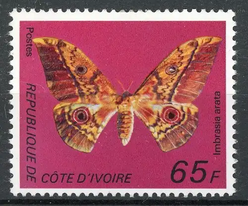 Elfenbeinküste 529 postfrisch Schmetterling #Schm1118