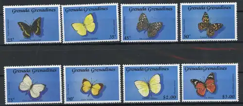 Grenada/ Grenadinen 1201-1206 postfrisch Schmetterlinge #HB138