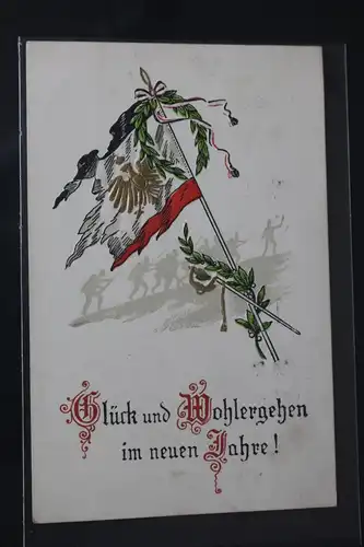 AK Deutschland Glück und Wohlergeben im neuen Jahre! 1915 #PL425
