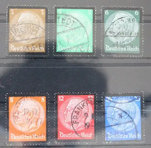 Deutsches Reich 548-553 gestempelt #FH410