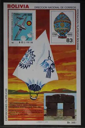 Bolivien Block 133 postfrisch #FA397