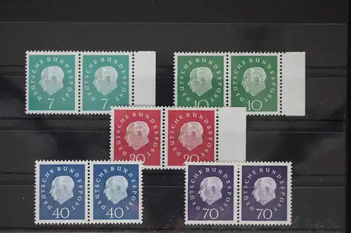 BRD 302-306 postfrisch als waagerechte Paare #WN732