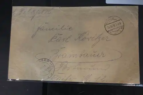 Feldpostbrief Stempel „Ballonzug 117“ #BC047