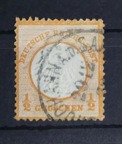 Deutsches Reich 14 gestempelt nicht hell, Zähnung siehe Bild #FH250