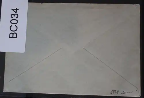 Feldpostbrief Stempel "Ballonzug Nr. 108" Briefstempel #BC034