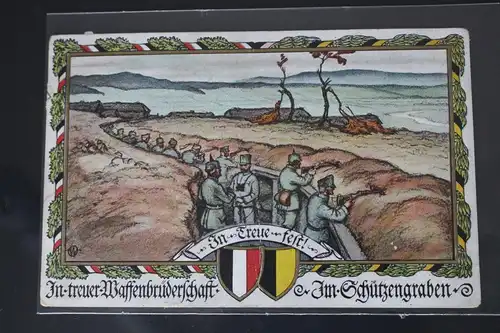 AK Deutschland In treue Waffenbrüderschaft 1916 #PL430