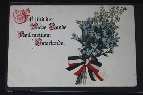 AK Deutschland Fest sind der Liebe Bande, usw. Feldpost 1915 #PL508