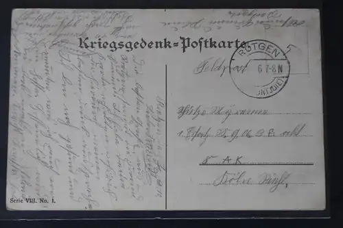 AK Deutschland Mit frohem Mut Hurra, Hurra! 1916 #PL461