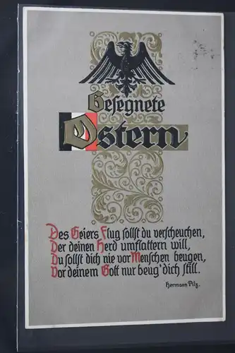 AK Deutschland Des Geiers Flug sollst du verscheuchen usw. 1915 #PL531