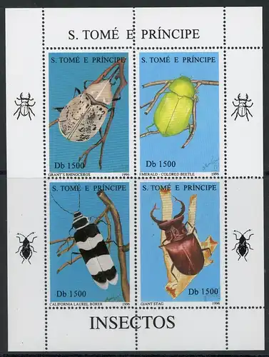 Sao Tome e Principe 1707-1710 postfrisch Käfer #HB191
