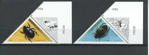 Finnland 1350-1351 postfrisch Käfer #Schm1150