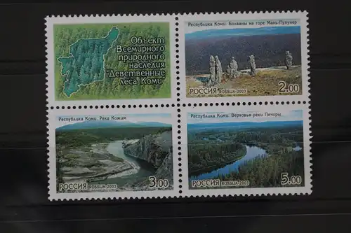 Russland 1096-1098 postfrisch Viererblock mit Zf #FE134