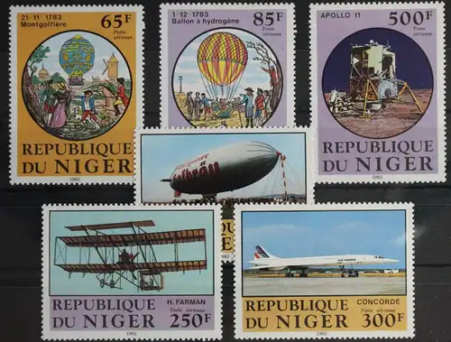 Niger 825-830 postfrisch #FA417