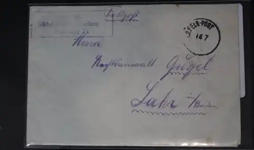 Feldpostbrief Stempel „S.B. Feldluftschiffer-Abteilung Ballonzug 74“ #BC042