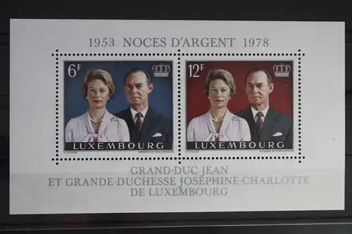 Luxemburg Block 11 postfrisch #FA457