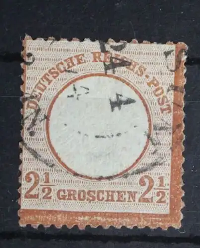 Deutsches Reich 21 gestempelt nicht hell, Zähnung siehe Bild #FH271