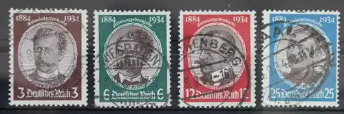 Deutsches Reich 540-543 gestempelt #FH400