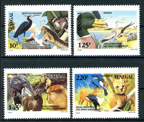 Senegal 1179-1182 postfrisch Enten/ Vögel #HB308