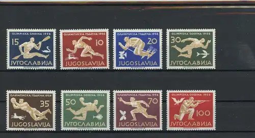Jugoslawien 804-11 postfrisch Olympia #Schm1170