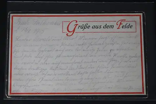 AK Deutschland Grüße aus dem Felde. 1915 #PL519