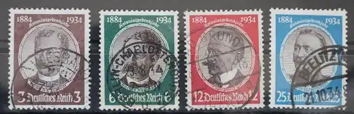 Deutsches Reich 540-543 gestempelt #FH402