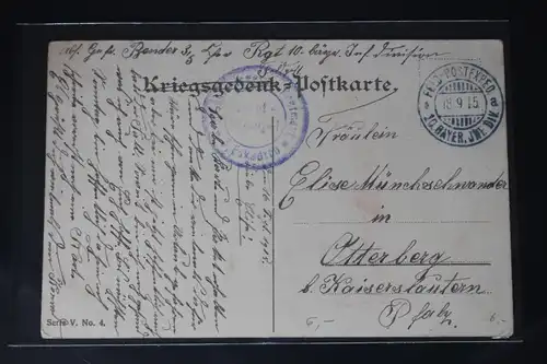 AK Deutschland Ich bin Dir gut. Aufs Wiedersehen 1915 #PL561