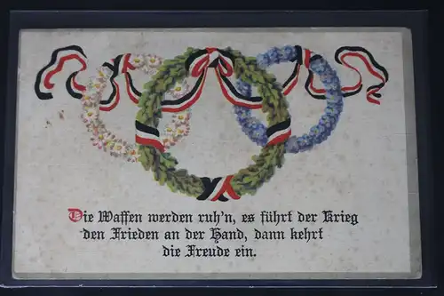 AK Deutschland Die Waffen werden ruh'n, es führt der Krieg usw. #PL511