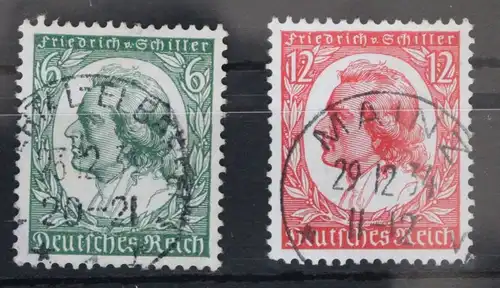 Deutsches Reich 554-555 gestempelt #FH449