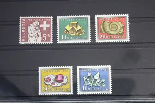 Schweiz 657-661 postfrisch Pro Patria #FC131