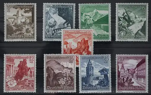 Deutsches Reich 651-659 postfrisch #FI049