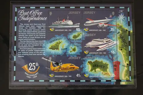 Großbritannien Jersey Block 9 postfrisch #FC242