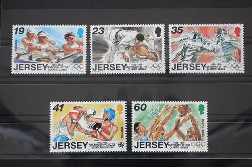 Großbritannien Jersey 742-746 postfrisch #FC254