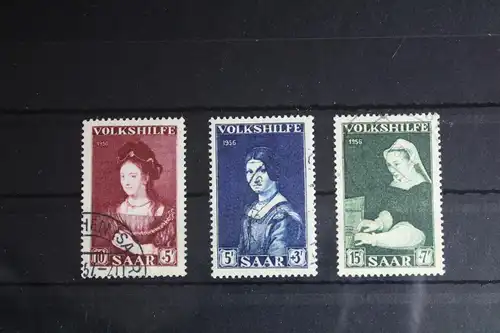 Saarland 376-378 gestempelt #FF727
