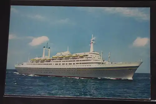 AK Holland-Amerika Line Flagship Rotterdam 1962 #PL580