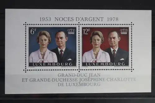 Luxemburg Block 11 postfrisch #FA460