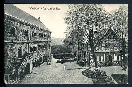 AK Wartburg - Eisenach Wartburg 2. Hof 1918 #1B692