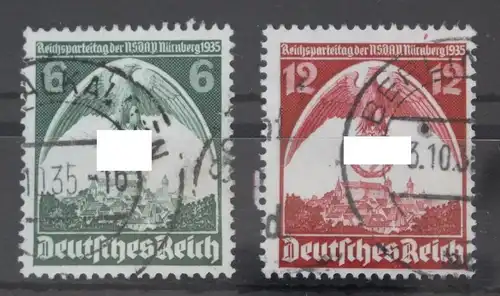 Deutsches Reich 586-587 gestempelt #FK309