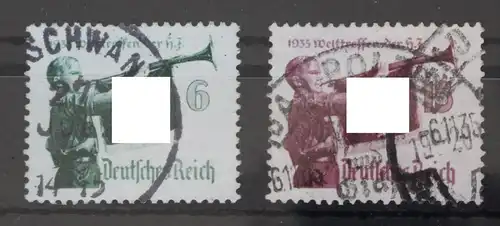 Deutsches Reich 584-585 gestempelt #FK315