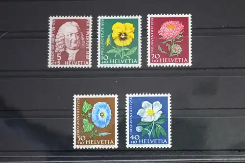 Schweiz 663-667 postfrisch Pro Juventute #FC132