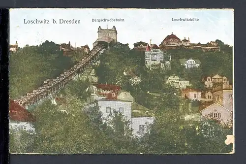 AK Loschwitz - Dresden Bergschwebebahn 1920 #1B697