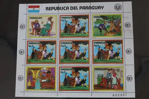 Paraguay 3893 postfrisch als Kleinbogen #FF492