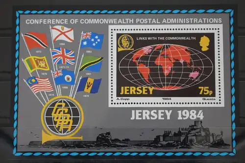 Großbritannien Jersey Block 3 postfrisch #FC201